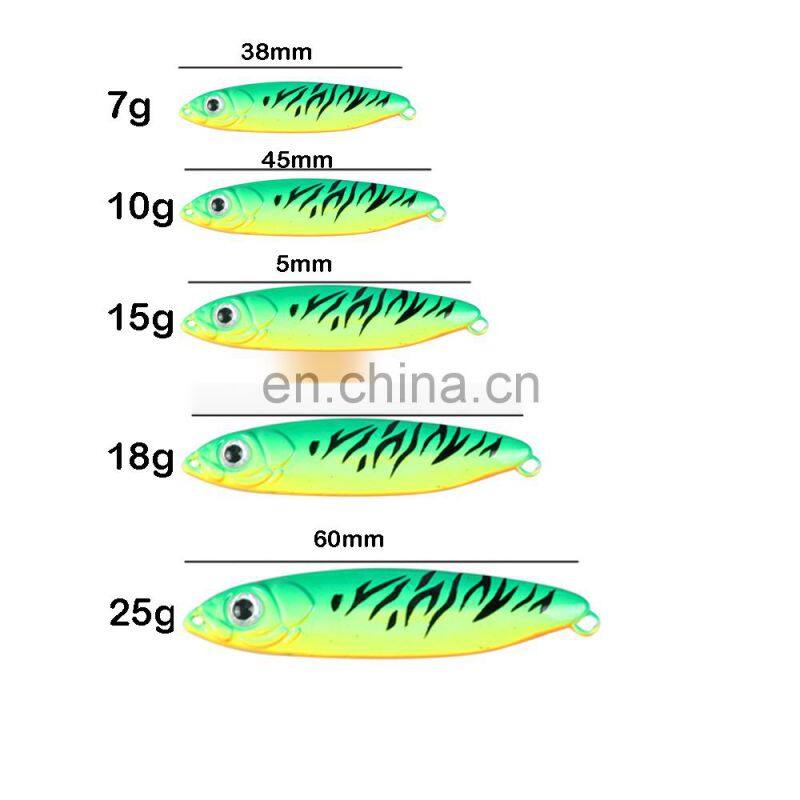 JOHNCOO 7g 10g 15g 18g 25g Jigging Lures Saltwater Jig Fishing Lure Metal Jigging Lure