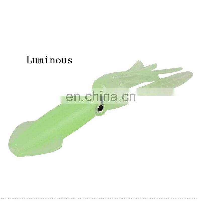 JOHNCOO Soft Bait Fishing Worms10cm 8g Soft Luminous Squid Lure High Quality Octopus Fishing Lure Bait