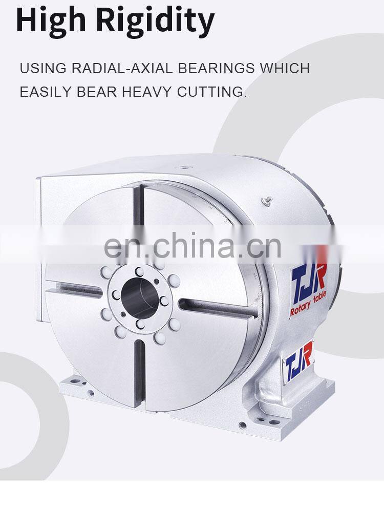High precision oil brake four axis turntable nc machine vertical and horizontal 4 axis rotary table