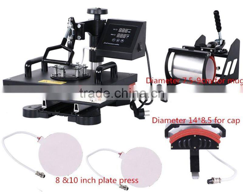 5 in 1 combo heat transfer press heat transfer film printing machine