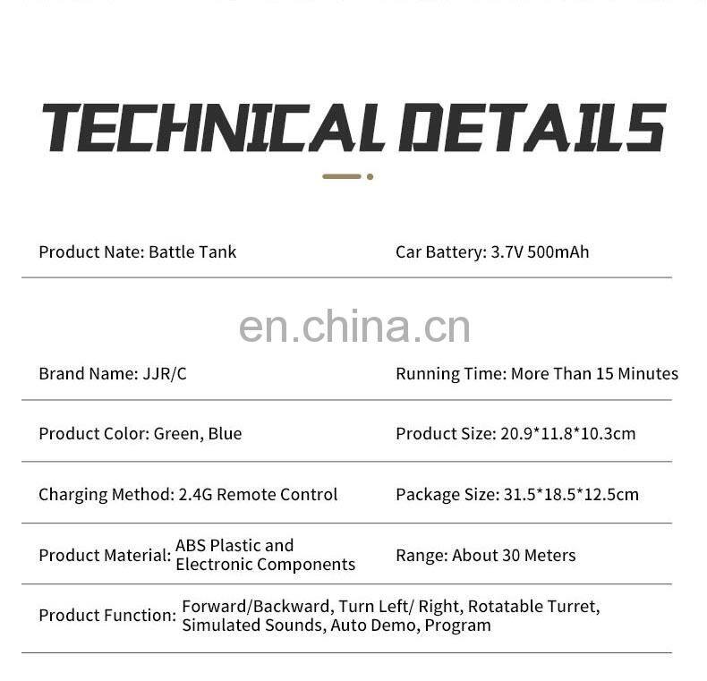 2022 JJRC Q85 Battle Tank 1/30 2.4G Remote Control Programmable Crawler Tank Car Sound Effects Military Tank Model Toys Gift 1 b