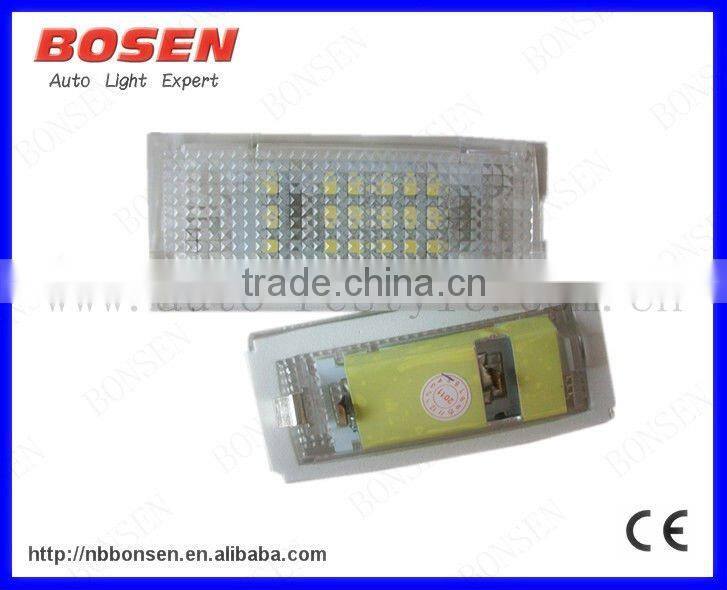 free shipping BMW E46 4D led license plate led lamp