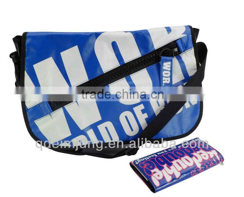 lastest style pu flag pattern messenger bag