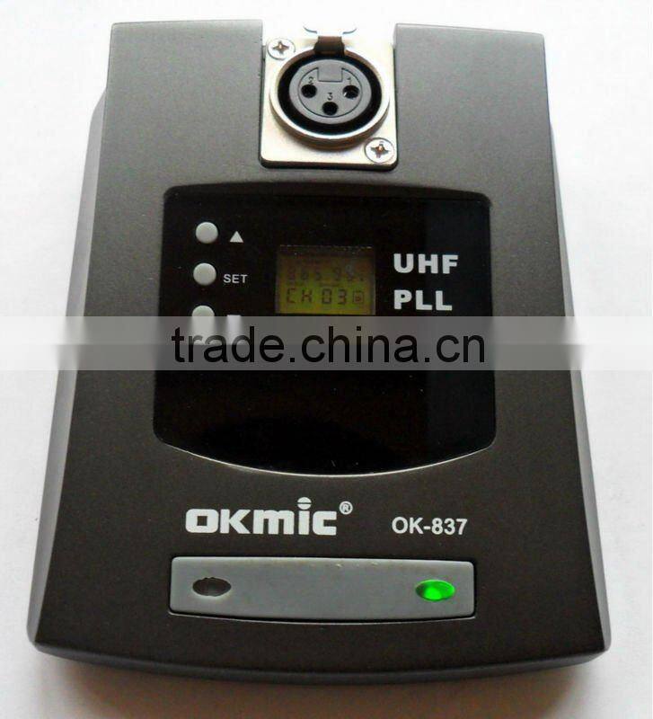 OK-8008 UHF/PLL 8 Channel wirelesss microphone system