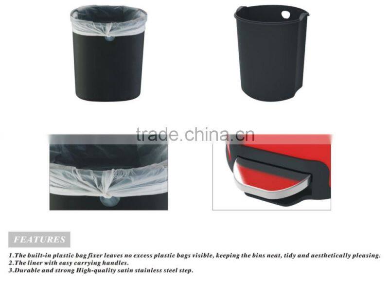 2014 new patent design eco friendly with garbage bags trash can