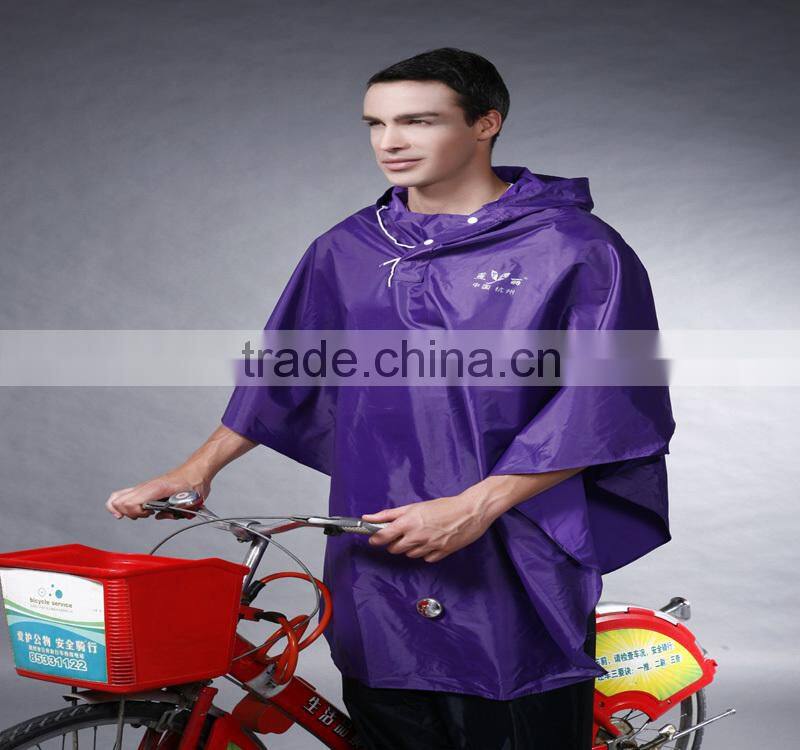 2013 Hot Sell mens Long raincoat with Hood