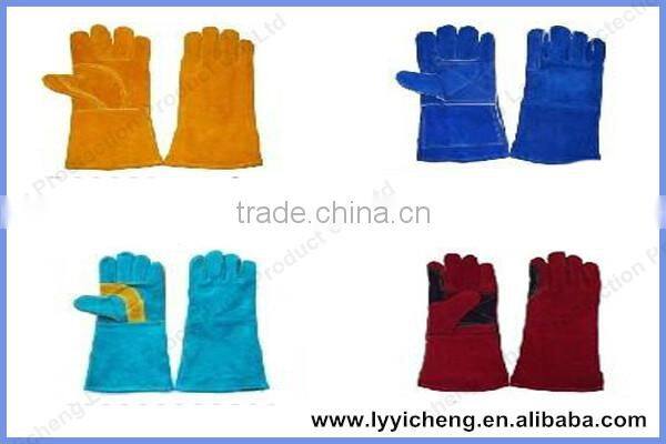 Reinforced palm welding gloves