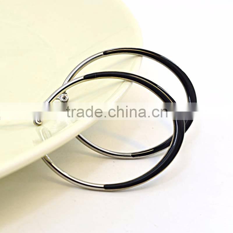 sexy ladies earring designs pictures silver black colored hoop earrings