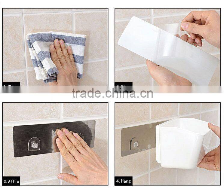 Plastic Kitchen With Super Suction Bathroom Storage Box