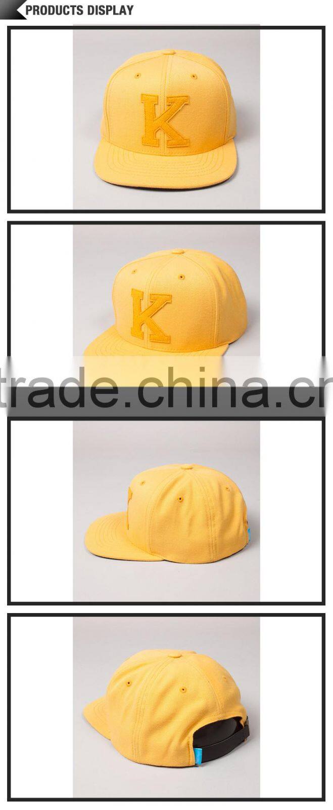 New arrival applique letters yellow baby visor sun hats
