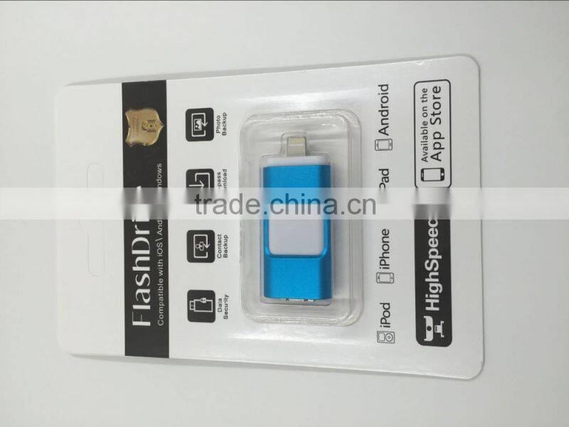 Smartphone otg flash drive 3 in 1 32gb