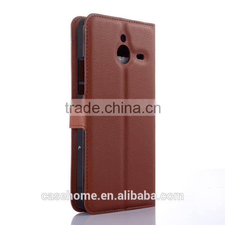 new arrival lichee pattern soft wallet stand leather case for nokia lumia 930