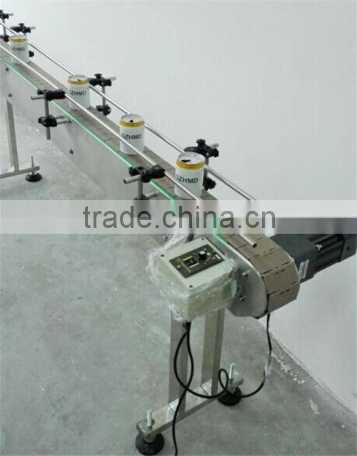 cosmetic glass bottle conveyer belt for cosmetic bottle