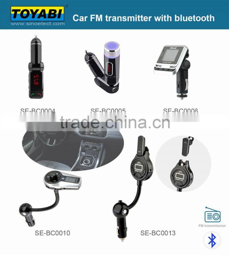 aux usb bluetooth car kit for music playing in car with mini bluetooth mp3 player