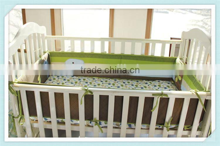 emboidery baby boys dinosaur bedding set crib bedding set from professional manufacturer