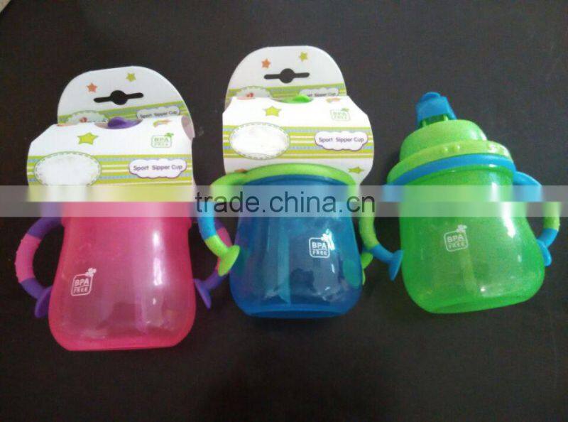 New Baby Kids Water Drinking Cups with handle BPA free