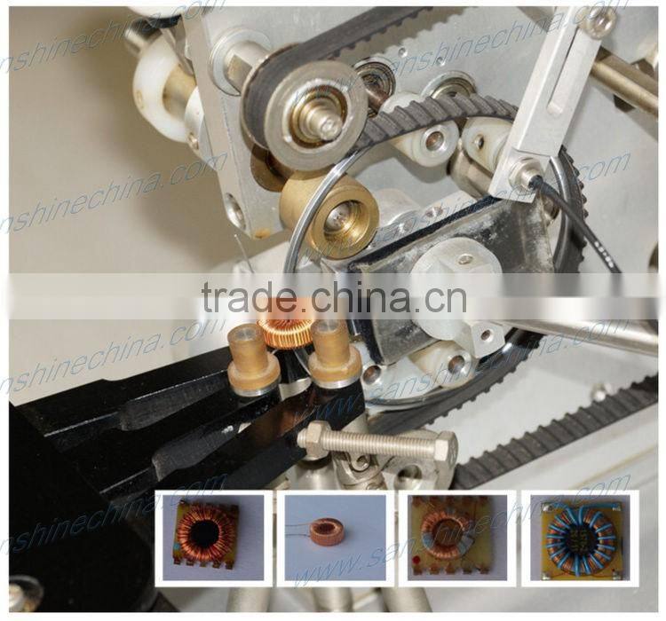 Automatic EMI chip filter toroidal winding machine(SS900B3 series wire D 0.07~0.25mm) replace JOVIL toroidal winder