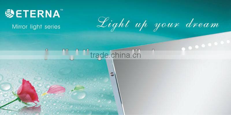 Framed LED Illuminated Bathroom Mirror Light