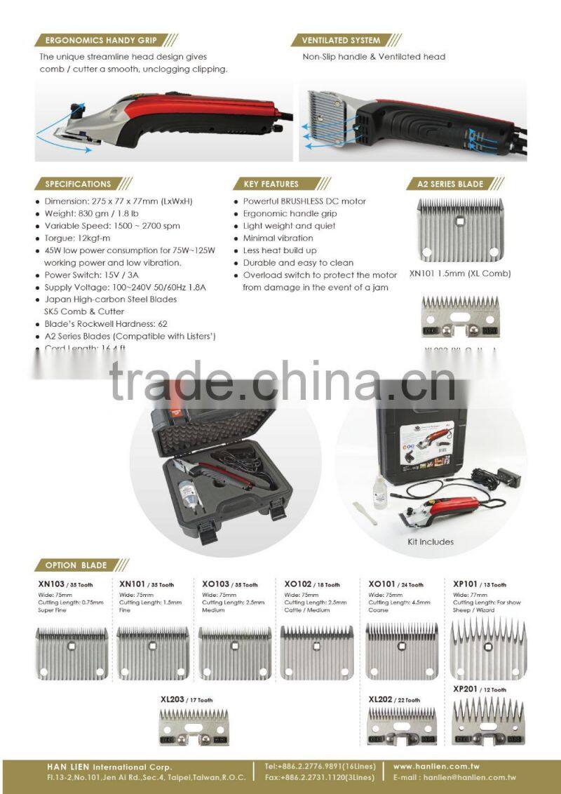 Pet Grooming Electric Dog Professional Horse Hair Clipper Blade