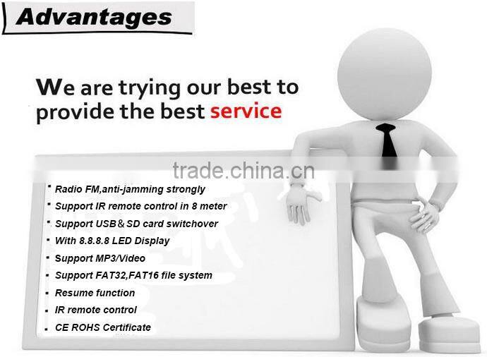 Factory direct aux fm usb mp3 player circuit board pcb