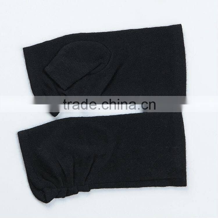 knitted wool fingerless gloves for adults