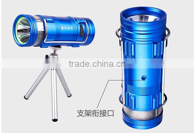 rechargeable dual blue white light with fish bait lights LED fishing float light