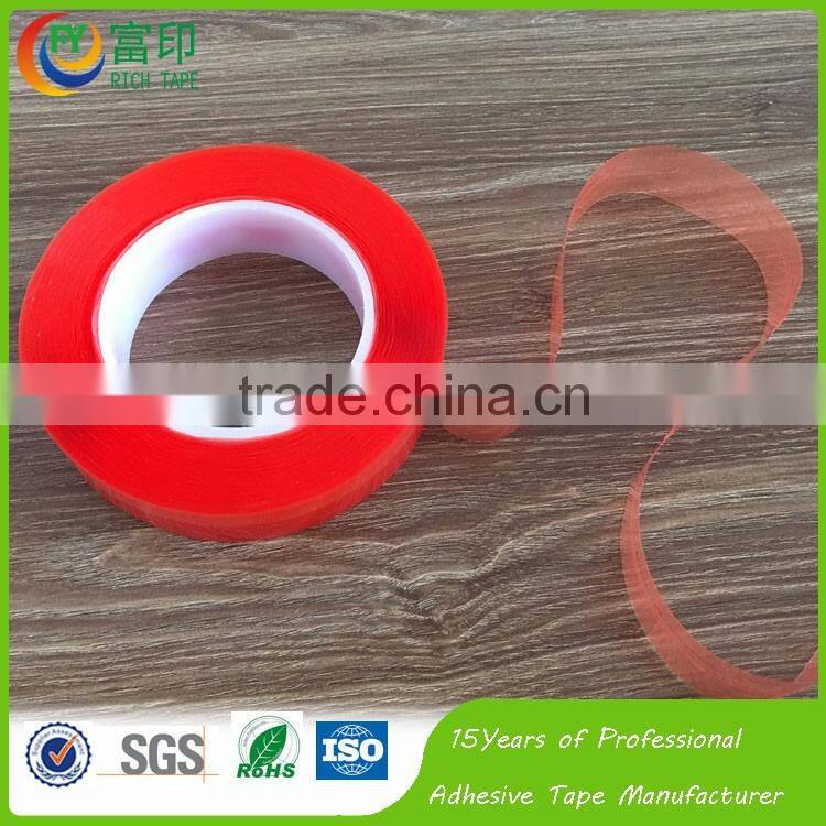 High quality Double sided PET adhesive Tape with SGS&ISO 9001