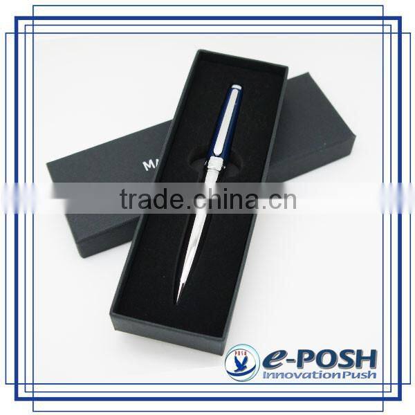 Elegant customized advertising logo metal twist action ball pen