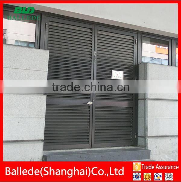 custom non-standard aluminum louvered aluminium gates