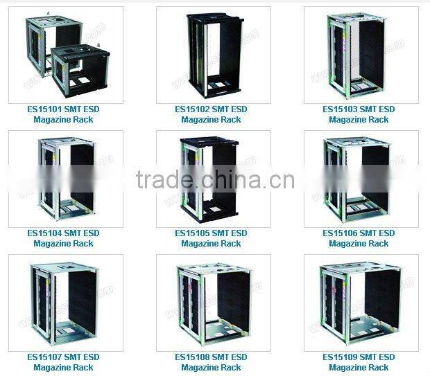 OEM High Temperature SMT Anti-static ESD Magazine Rack for PCB Storage