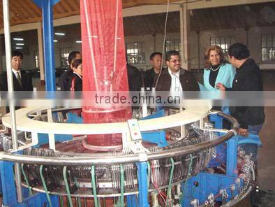 pp circular mesh bag for onion 55*80cm raschel mesh bag of potatoes