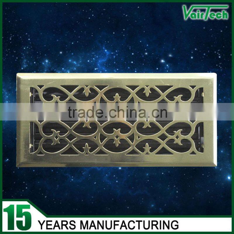 ventilation and decorative return air grille victorian floor registers