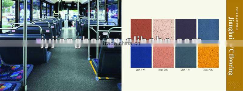 PVC Flooring for bus, boat, train / vinyl flooring roll / pvc quartz roll