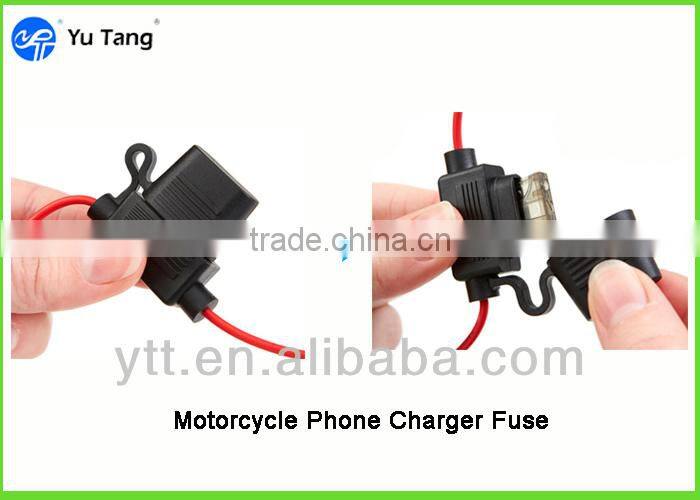12-24v DC USB 5v 1A/2A connect with motorcycle charging mobile slim
