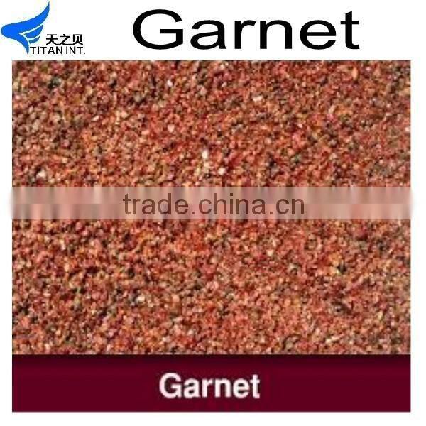 High hardness Garnet slag, garnet water jet cutting for Sandblasting for sand blasting with high quality