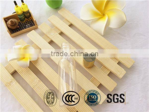 Wholesale 35ml hotel body wash bottle with gold cap