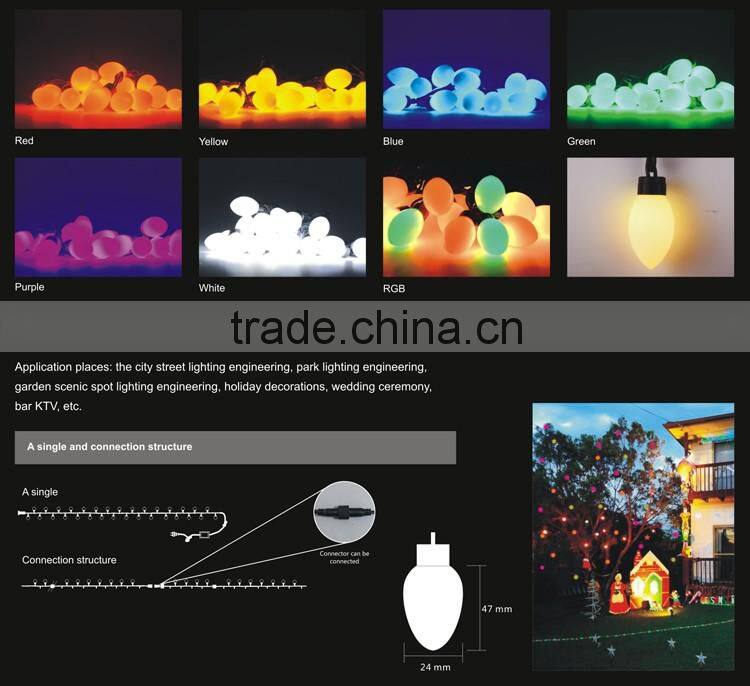 led big ball lamp string