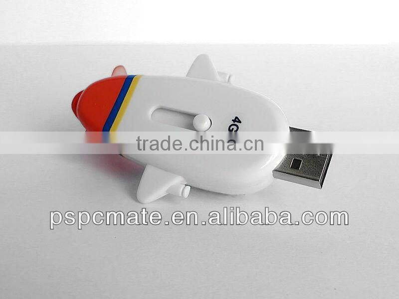 airplane shape flash driver ,OEM logo usb flash memory /good for given away