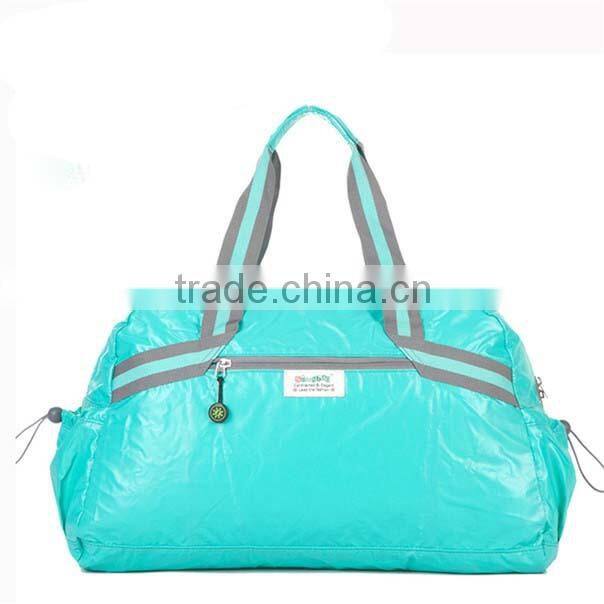 Folding promotional unisex outdoor sport luggage travel tote bag