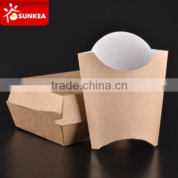 Custom printed disposable paper chip cup, chip box