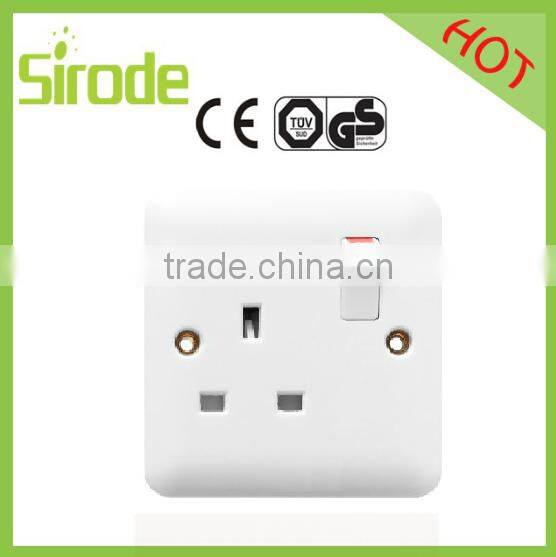 panasonik type BS Standard bakelite UK electrical 10A 1 gang 2 way plate switch