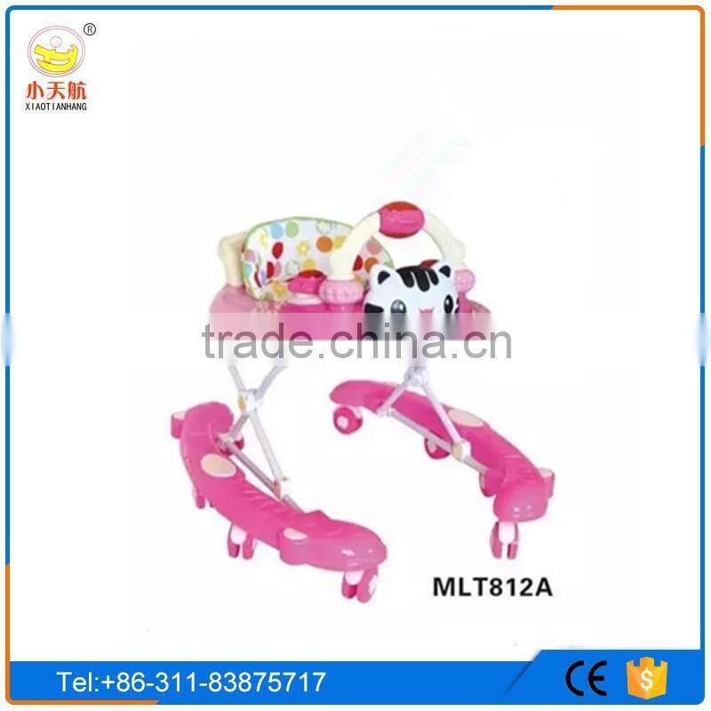 Factory direcly sell cheap price new model rotating baby trolley walker