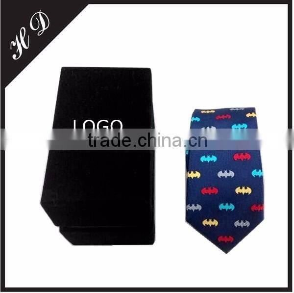 Soft Black Velvent Necktie Gift Box