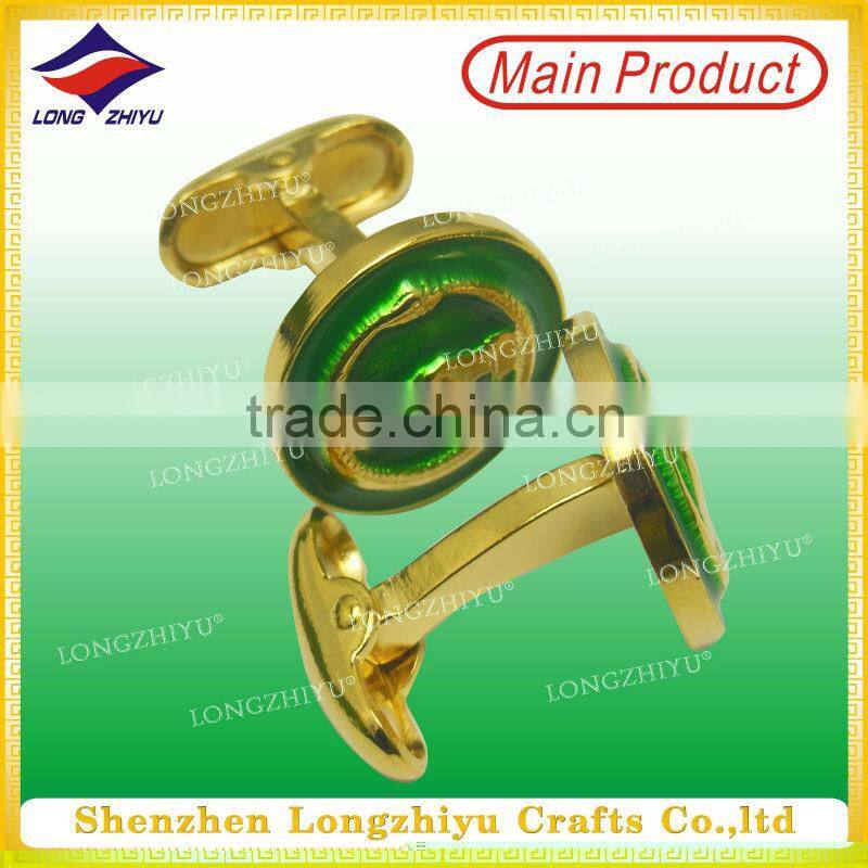 Besting selling popular custom design lip cuff links mother of pearl cufflinks