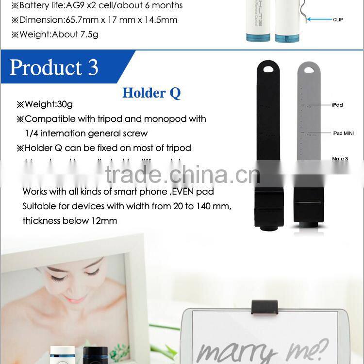 Carry-home Universal Mounting Phone Tripod for Phone and Camera with Metal Holder