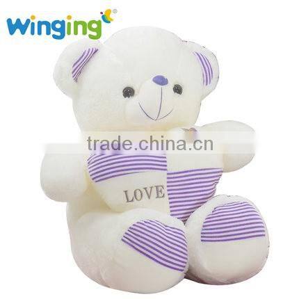 Microwavable lavender teddy bear stuffed plush teddy