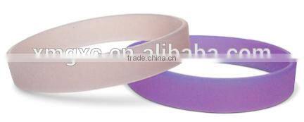 clear silicone UV bracelet for sensitive skin