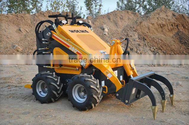 China mini wheeled skid steer loader GN380