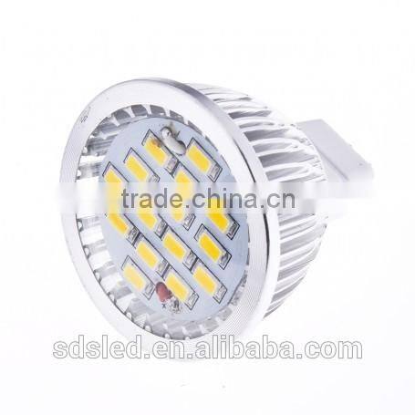 LED spotlight SMD2835 6W 530LM Warm White GU5.3 LED spot light DC12V