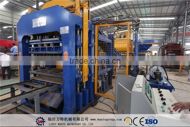 QT10-15 automatic cement block moulding machine